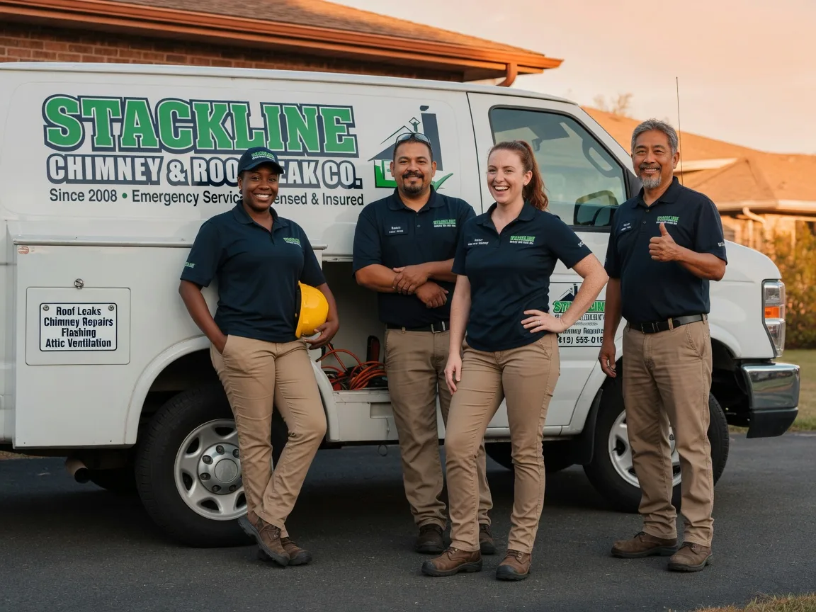 Chimney flashing repair company in Fayetteville, NC